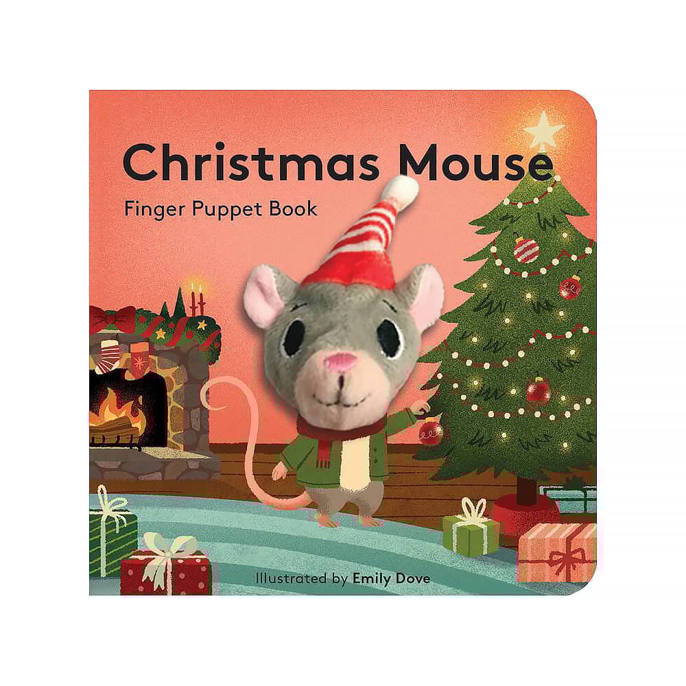 Chronicle Christmas Mouse - Finger Puppet Book