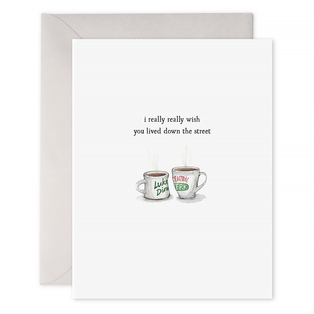 E. Frances - Coffee Cups Card