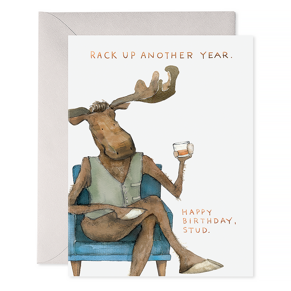 E. Frances Card - Harvey Moose Birthday