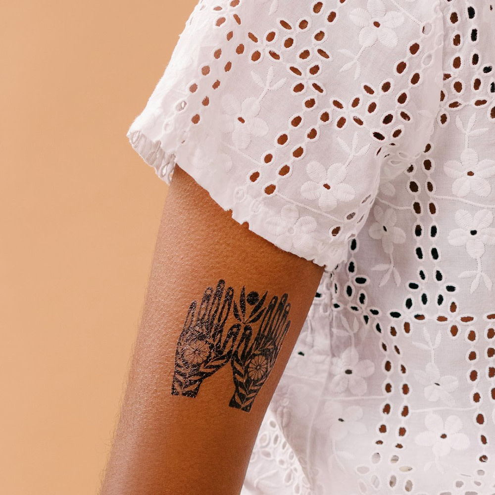 Tattly Tattoo 2-Pack - Growth In Your Hands