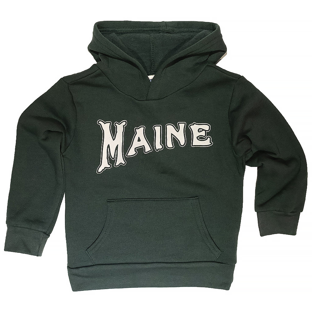 Milo in Maine Milo In Maine Kid's Hoody - Maine - Camp - Dark Green