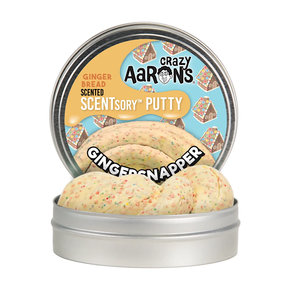 Crazy Aaron's Crazy Aaron's Thinking Putty SCENTSory Ginger Snapper 2.75"