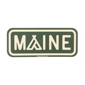 Acme Local Acme Local Maine Tent Sticker - Dark Green