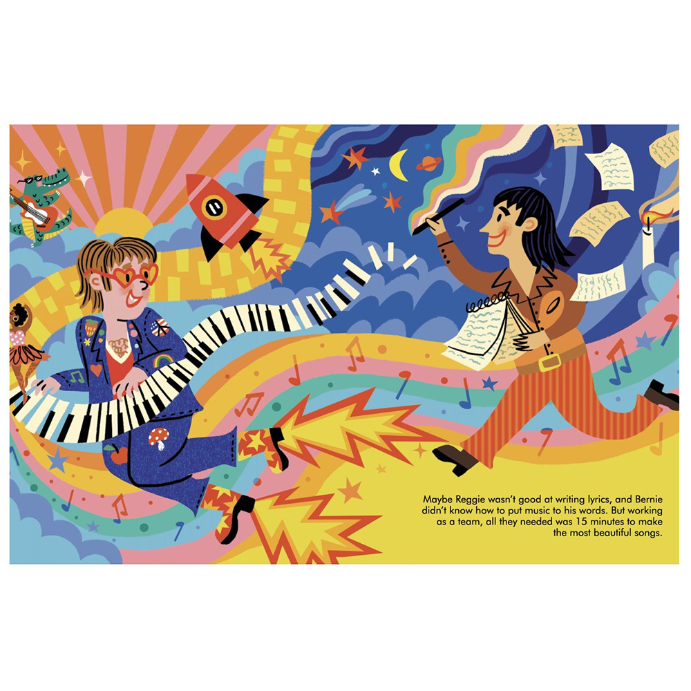 Little People, Big Dreams - Elton John Hardcover Book