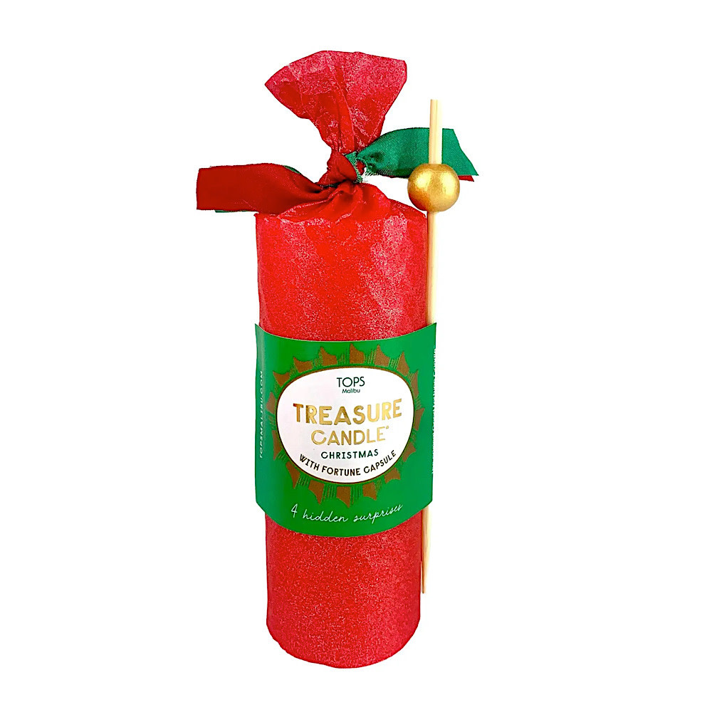 Tops Malibu Tops Malibu - Beeswax Treasure Candle - Christmas