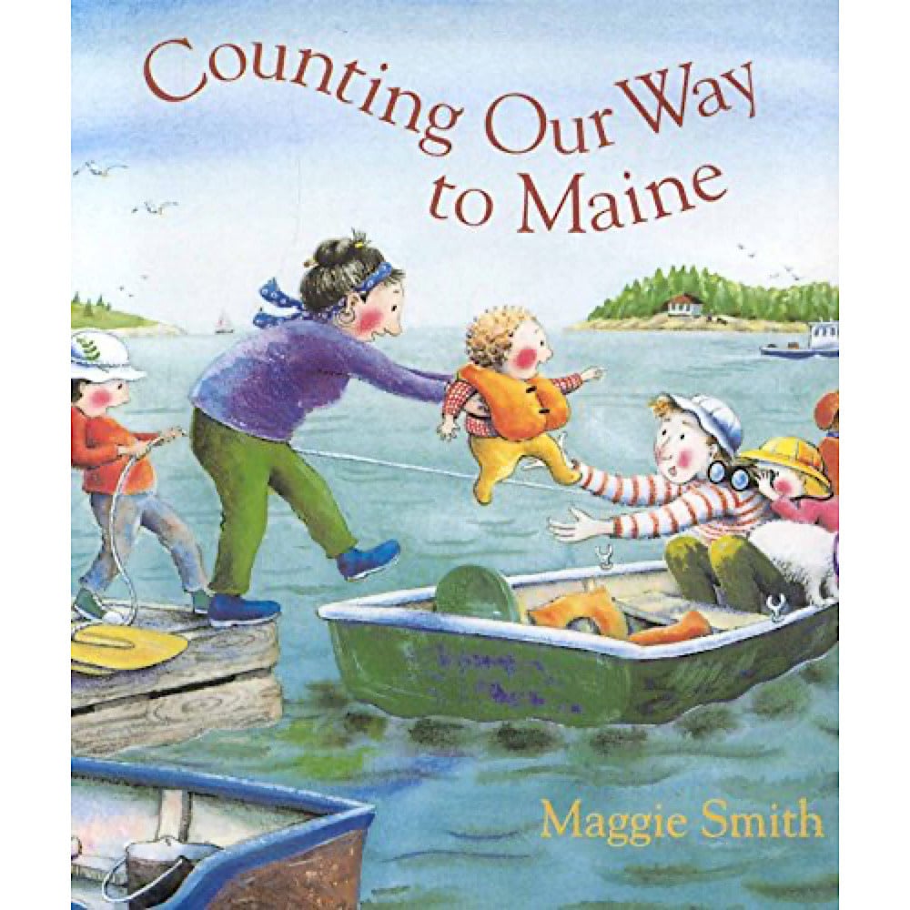 Simon & Schuster Counting Our Way To Maine Hardcover Book