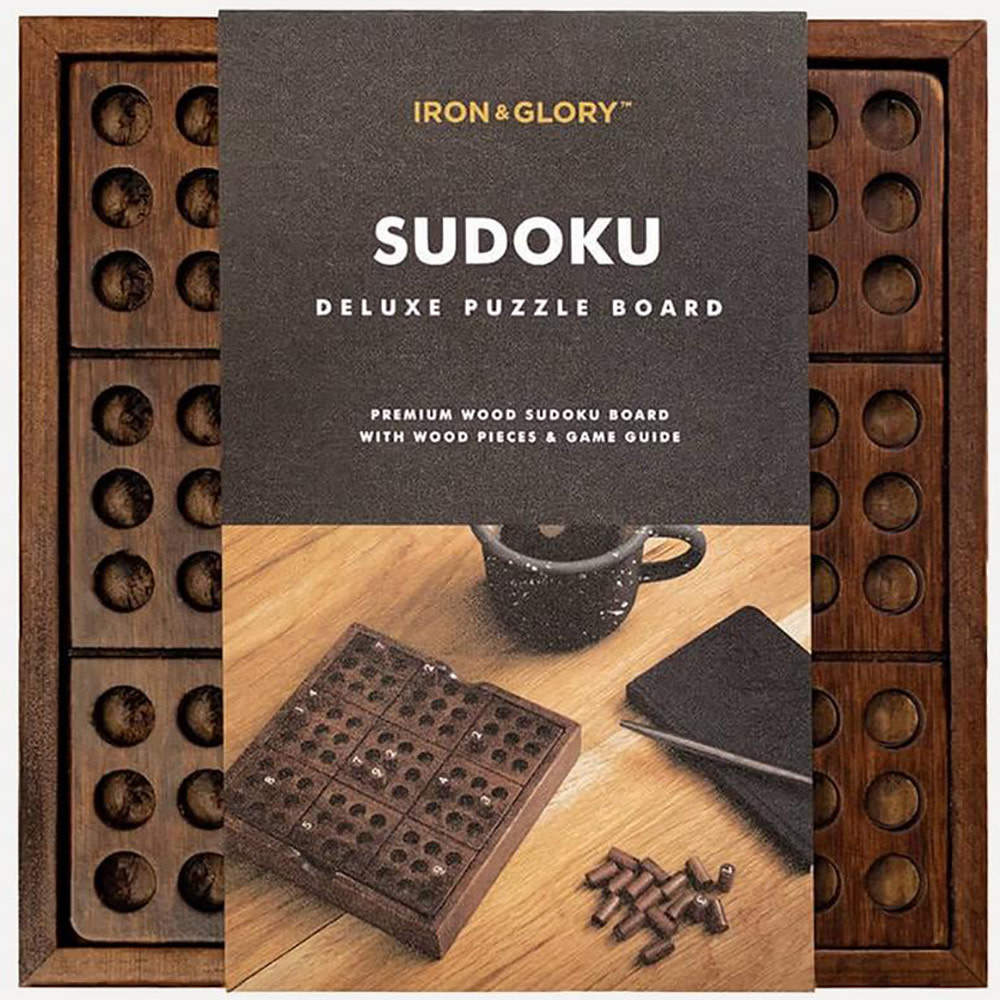 Suck UK Iron & Glory - Deluxe Wooden Sudoku