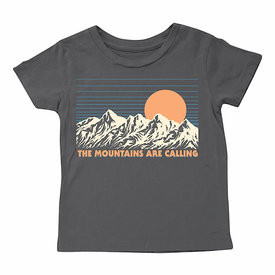 Tiny Whales Tiny Whales Mountains are Calling Tee - Faded Black