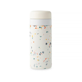 Porter Porter - Insulated Ceramic Bottle 16oz - Cream Terrazzo