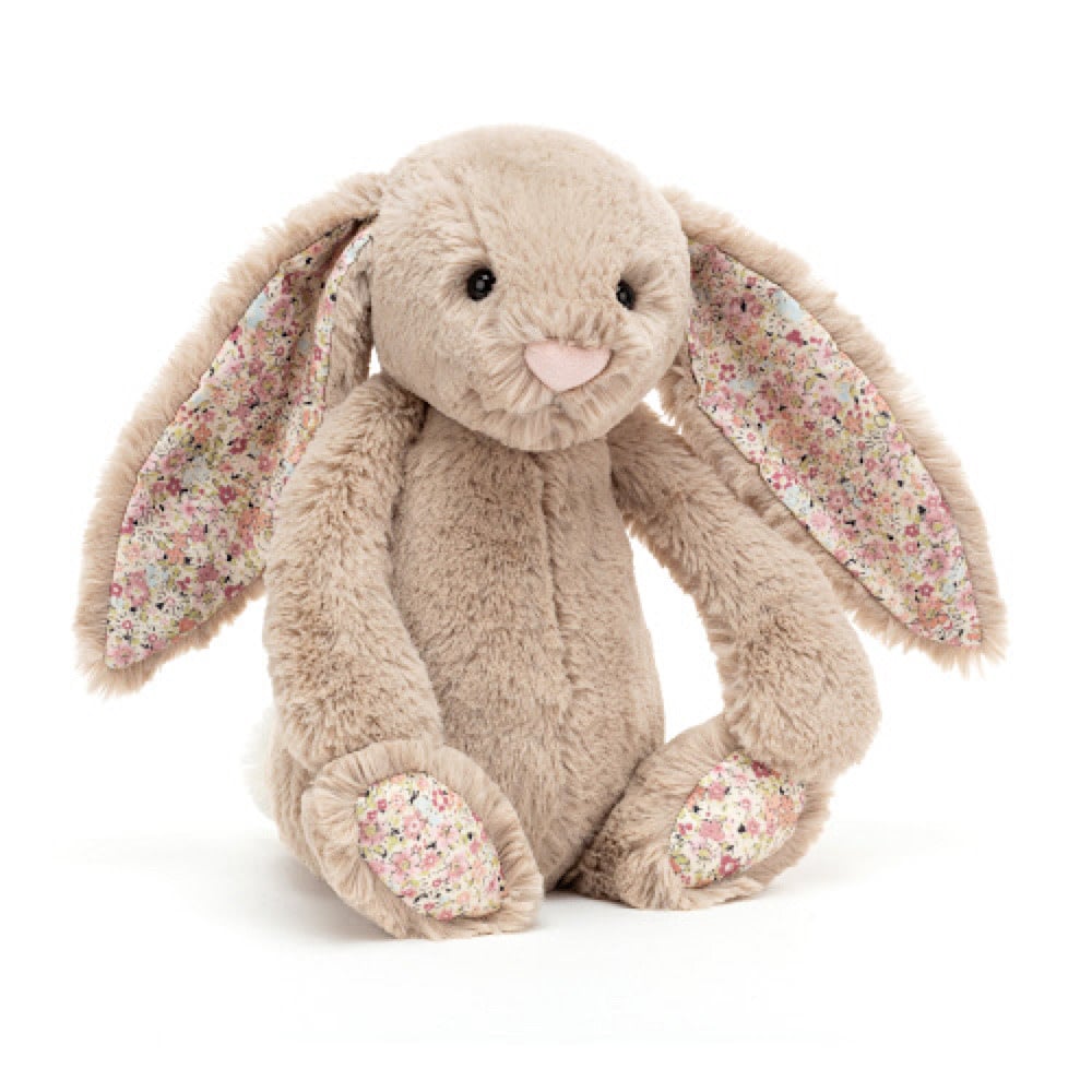 Jellycat Blossom Bea Beige Bunny- Small - 7 Inches