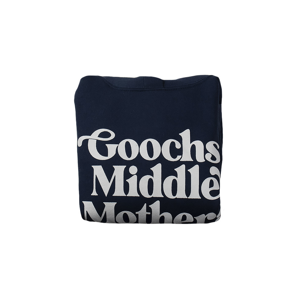 Annie Taylor Beaches Hoodie - Navy with White Lettering