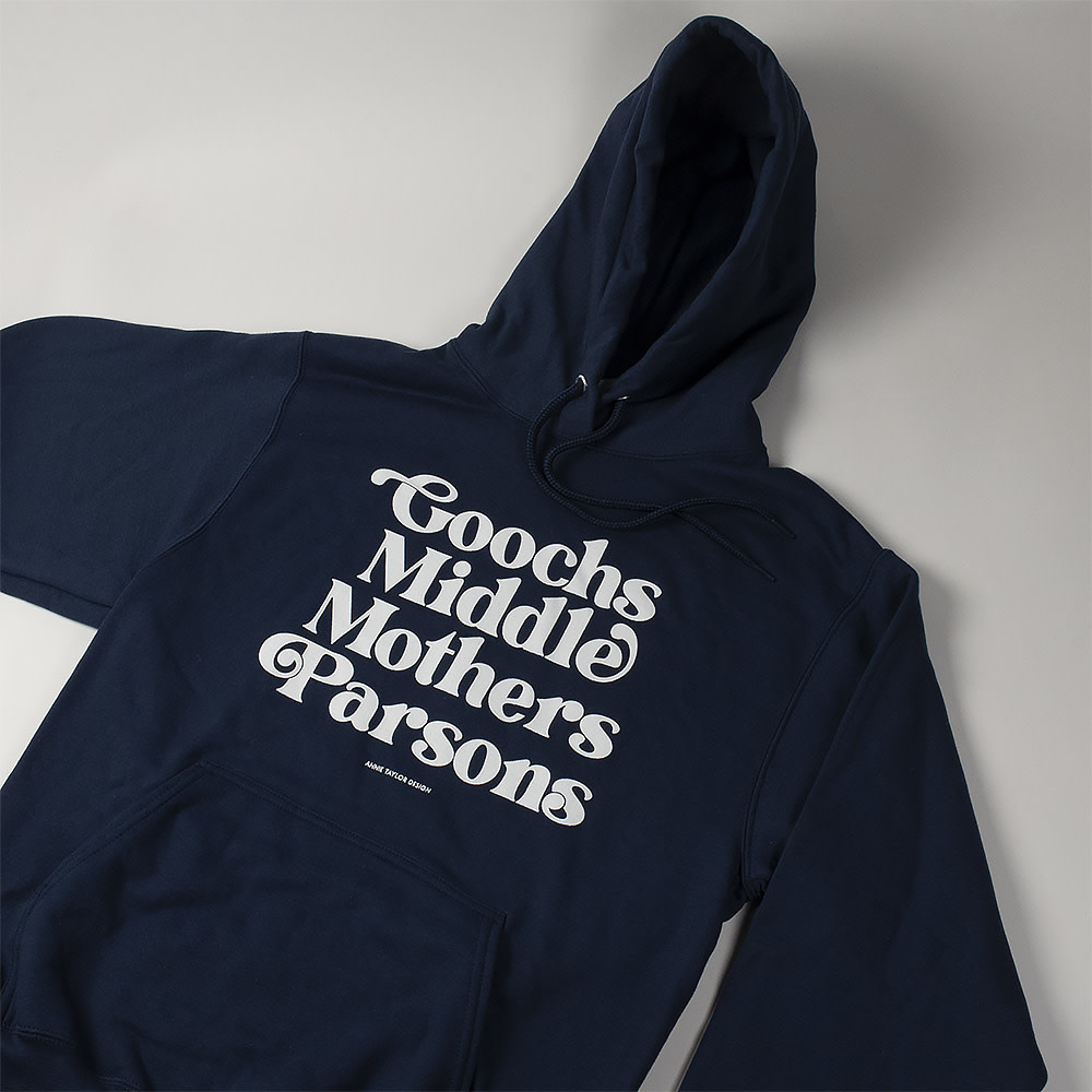 Annie Taylor Adult Beaches Hoodie Original Version - Navy