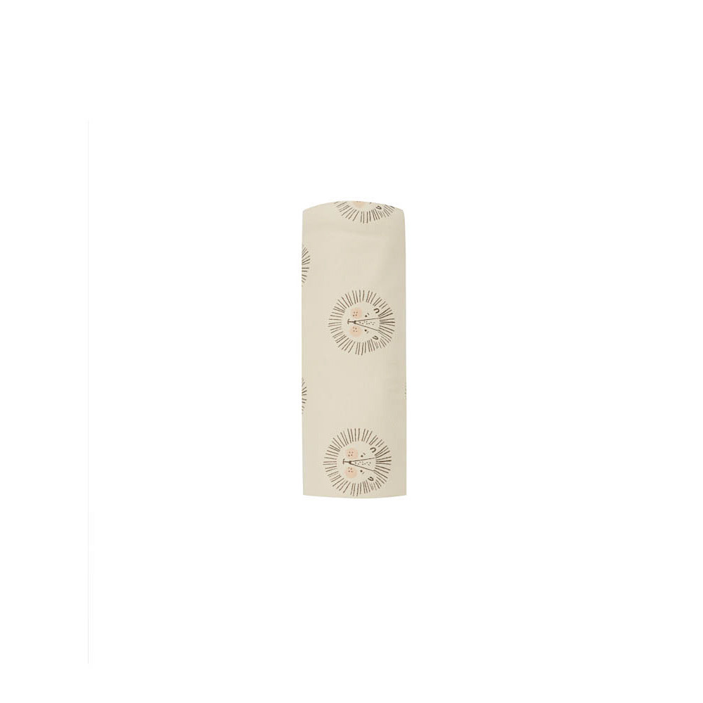 Quincy Mae Brushed Swaddle - Lions - Natural