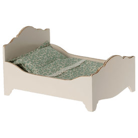 Maileg Maileg Mouse Wooden Bed - Off White
