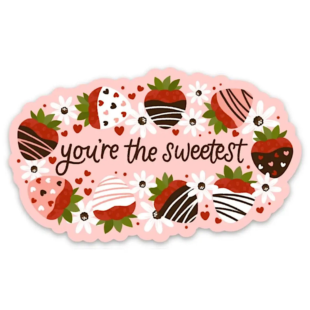 Elyse Breanne Design Elyse Breanne Design - You're the Sweetest Strawberry Sticker