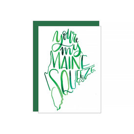 Katie Elizabeth Lettering + Design Katie Elizabeth Card - Maine Squeeze