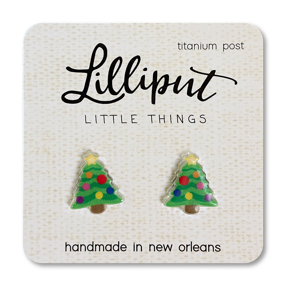 Lilliput Little Things Lilliput Little Things Earrings - Christmas Tree