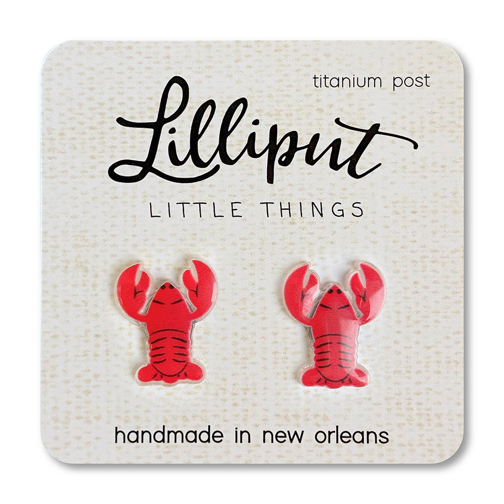 Lilliput Little Things Earrings - Lobster