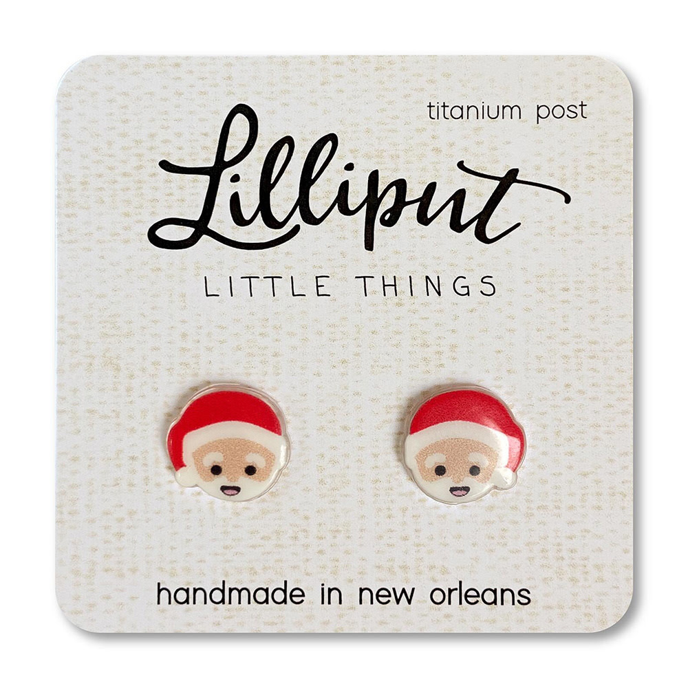 Lilliput Little Things Earrings - Santa Clause