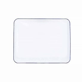 Crow Canyon Home Enamelware Jelly Roll Pan - Blue & White