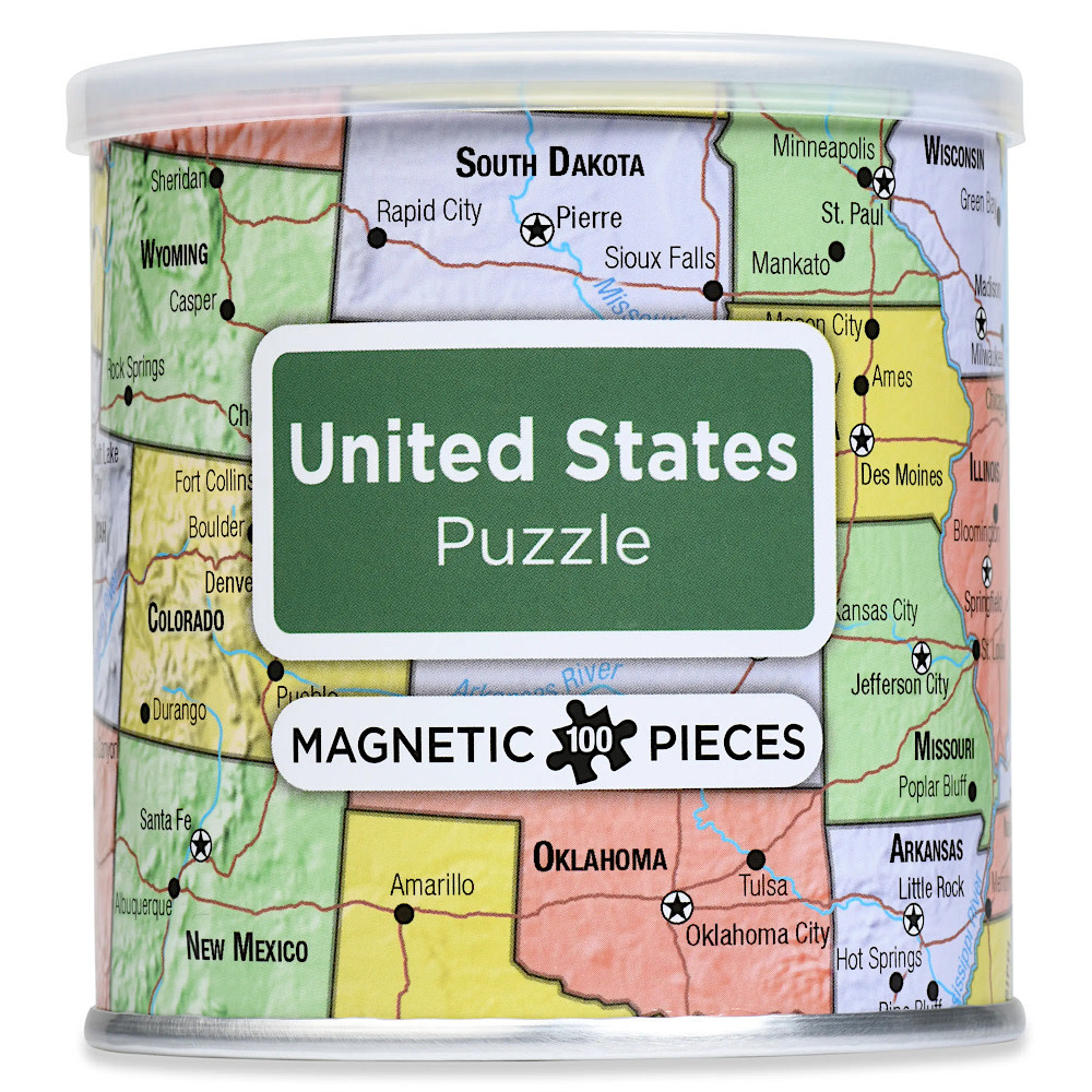 Geotoys Geotoys Magnetic Puzzles - 100 Piece - United States