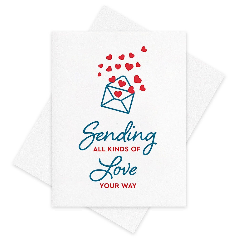 Inkwell Originals Card - Sending All Kinds of Love