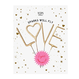 Tops Malibu Tops Malibu Sparkler Card - Love