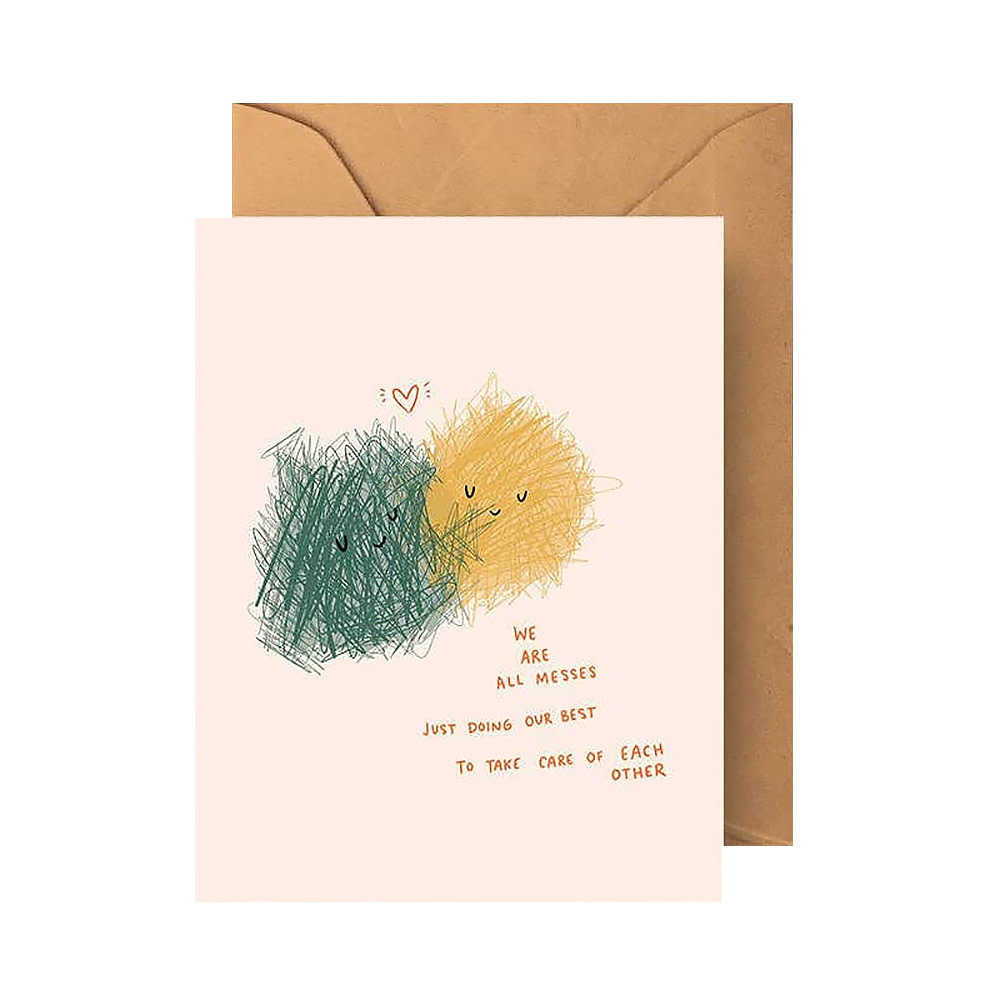 Abbie Ren Illustration Abbie Ren Illustration - We Are All Messes Card