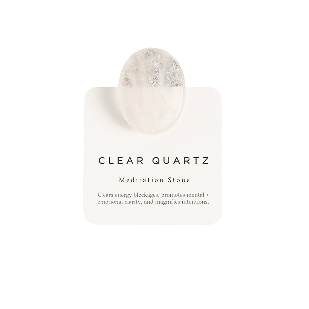 Slow North Meditation Stone - Clear Quartz