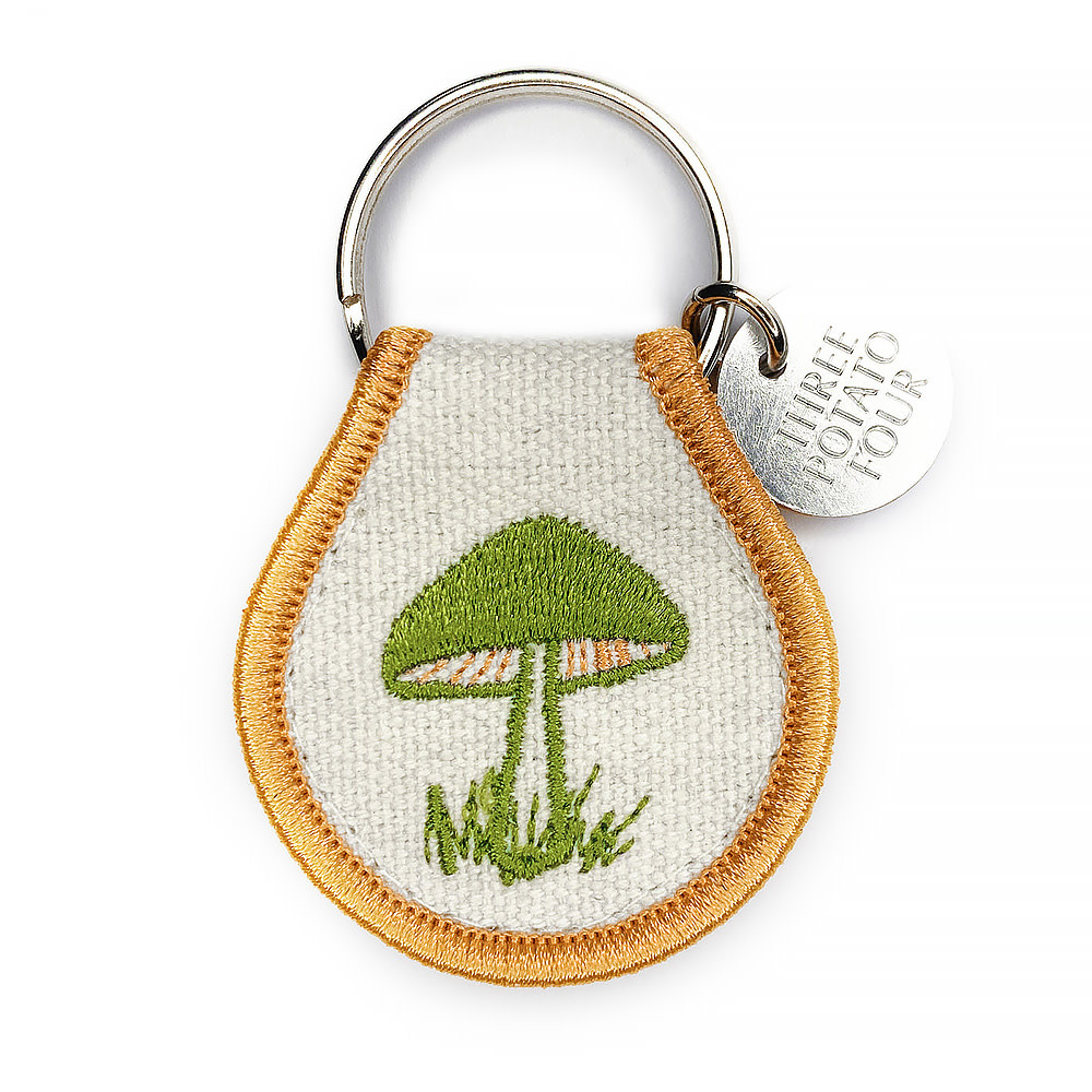 Three Potato Four - Patch Keychain - Mushroom