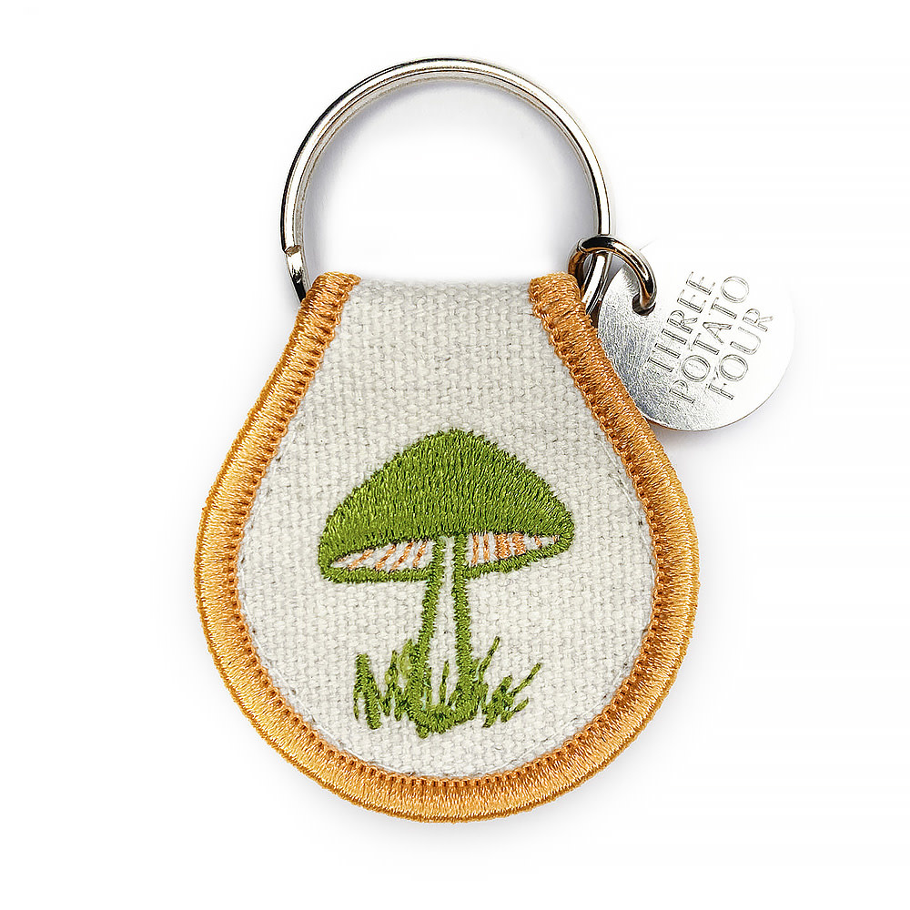 Three Potato Four Three Potato Four Patch Keychain - Mushroom