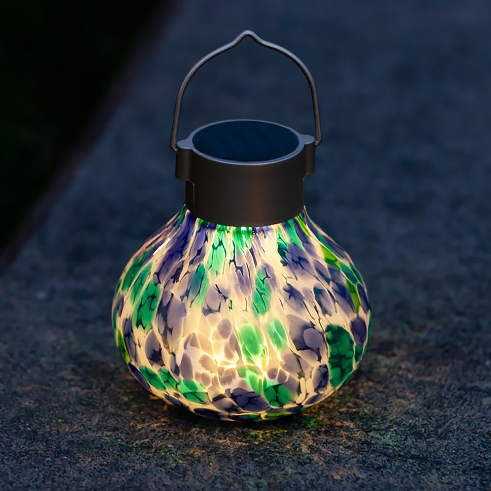 Solar Tea Lantern - Tidal Blue