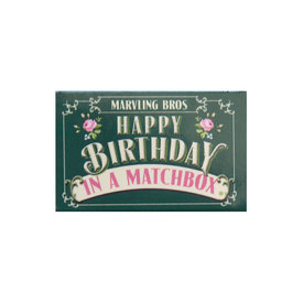 Marvling Bros Ltd Folk Art Mini Bouquet In A Matchbox - Happy Birthday