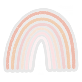 Elyse Breanne Design Elyse Breanne Design - Pink Rainbow Clear Sticker