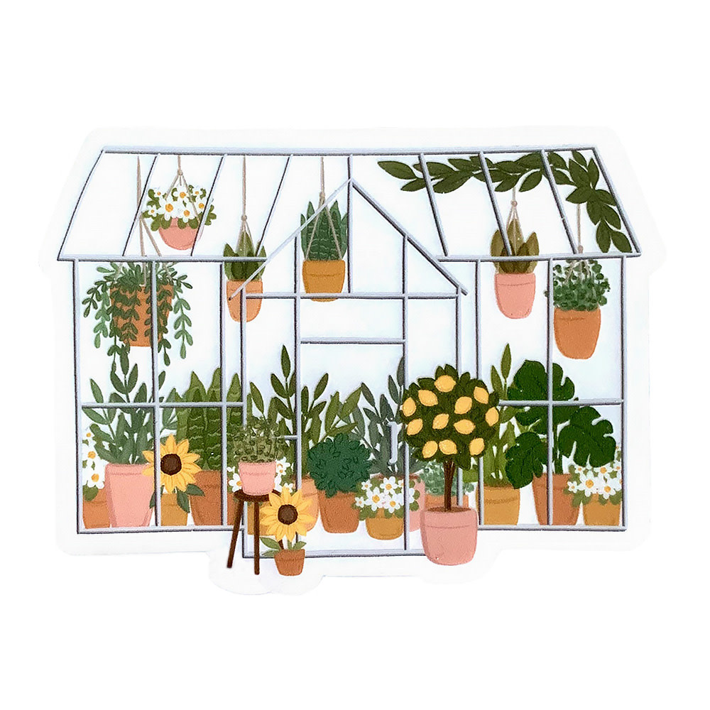 Elyse Breanne Design Elyse Breanne Design Clear Sticker - Greenhouse