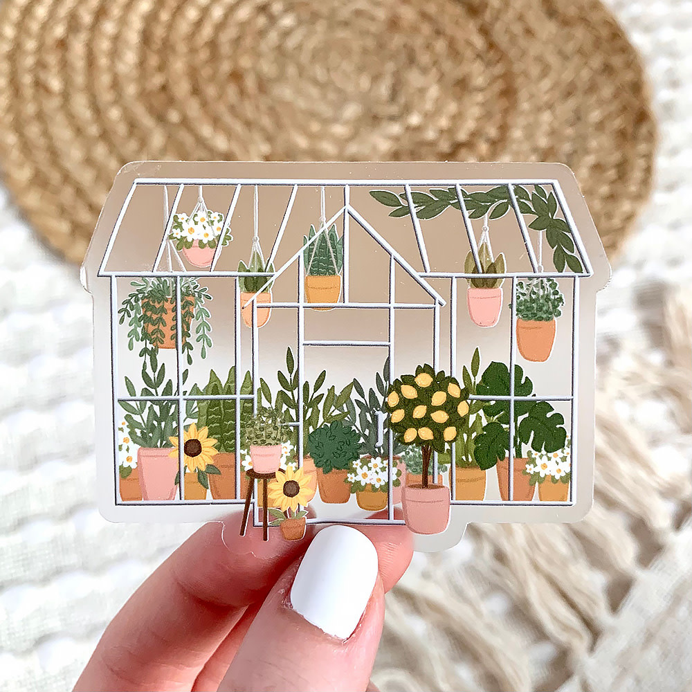 Elyse Breanne Design - Greenhouse Clear Sticker