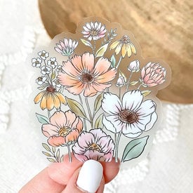Elyse Breanne Design Elyse Breanne Design - Wildflower Bunch Clear Sticker