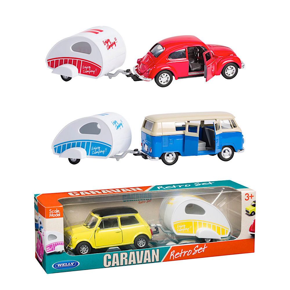 Toysmith Caravan Weekend Retro Toy Set