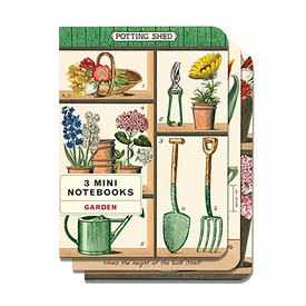 Cavallini Papers & Co., Inc. Cavallini Mini Notebooks - Gardening