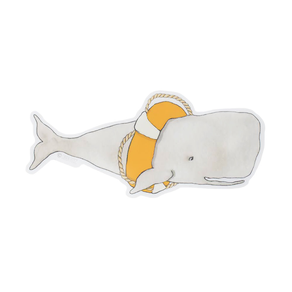 Sara Fitz - Sticker - Whale