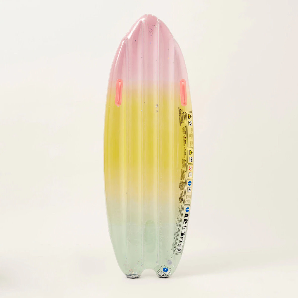Sunnylife Ride With Me Surfboard Float - Rainbow Ombre