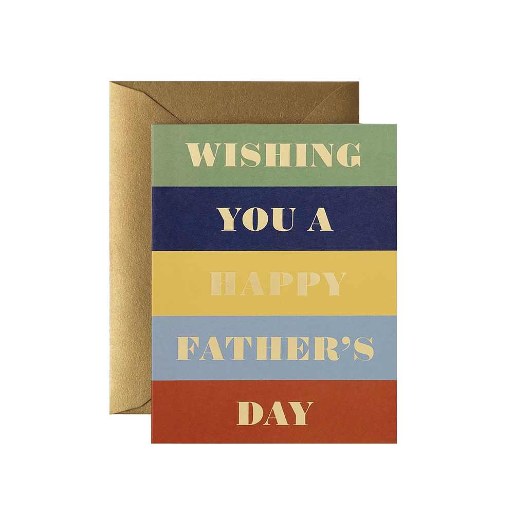 Rifle Paper Co. - Color Block Father's Day Card