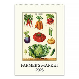 Cavallini Papers & Co., Inc. Cavallini Wall Calendar - Farmer's Market 2023