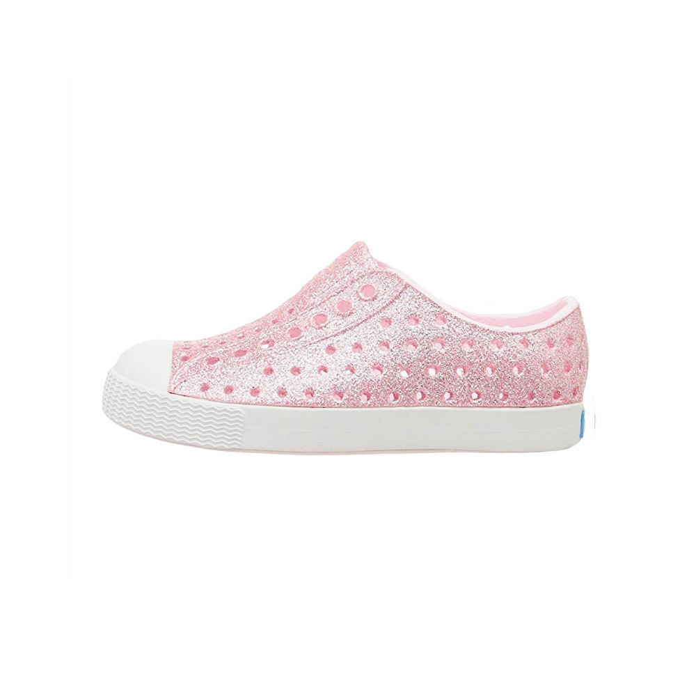 Native Shoes Jefferson Child - Milk Pink Bling/Shell White