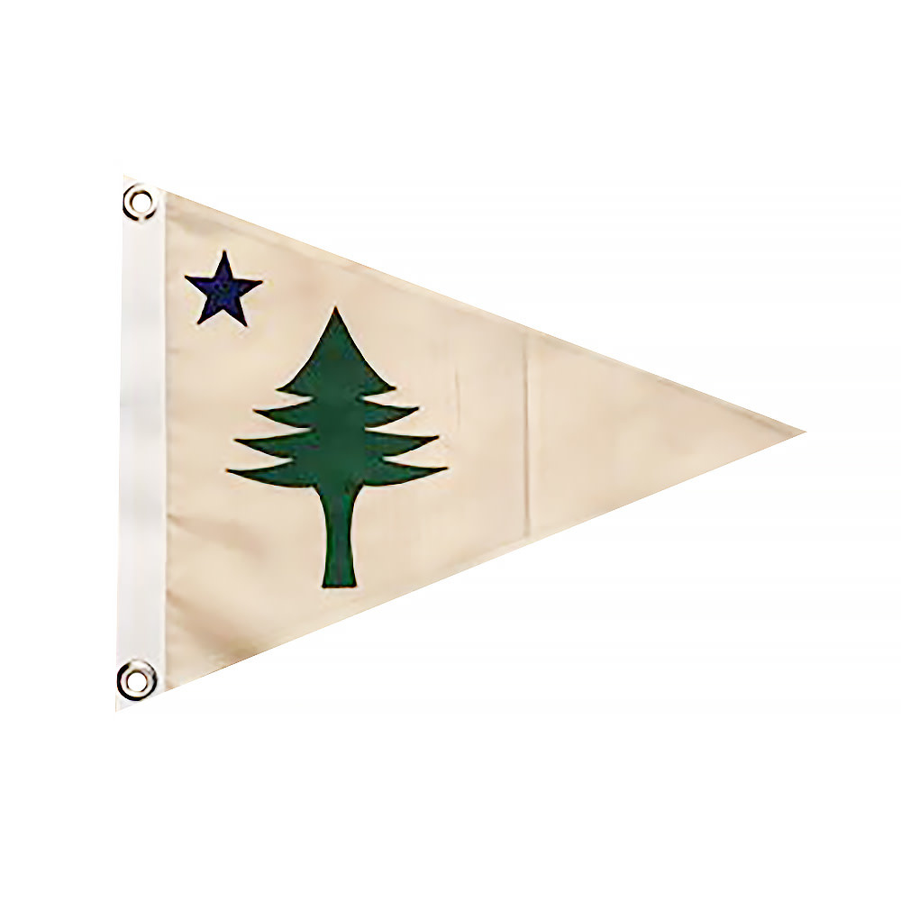 Original Maine Original Maine Burgee Pennant - 12"