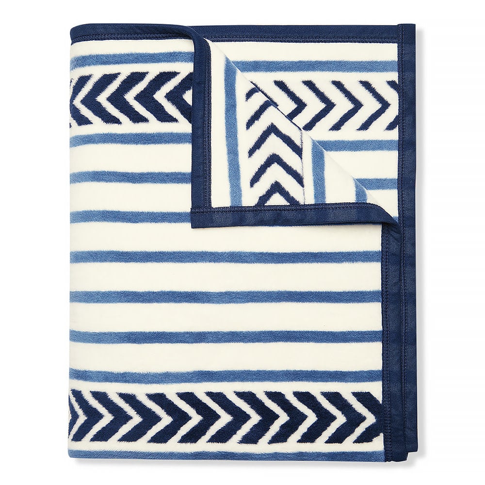 Chappywrap Blanket - Bar Harbor Stripe Blue Blanket