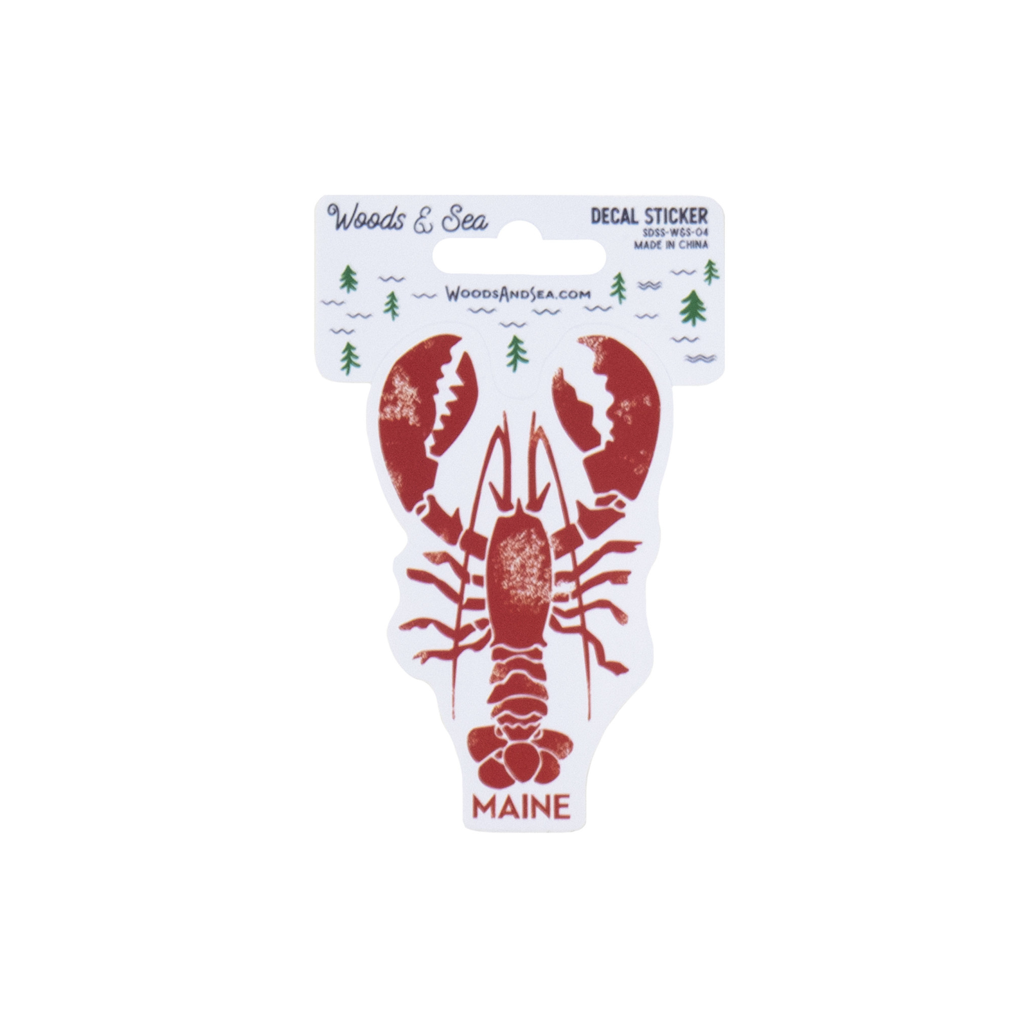 Woods & Sea Woods & Sea - Giant Vintage Lobster Decal Sticker