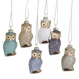 Cody Foster & Co Ornament - Tiniest Owl - Frost