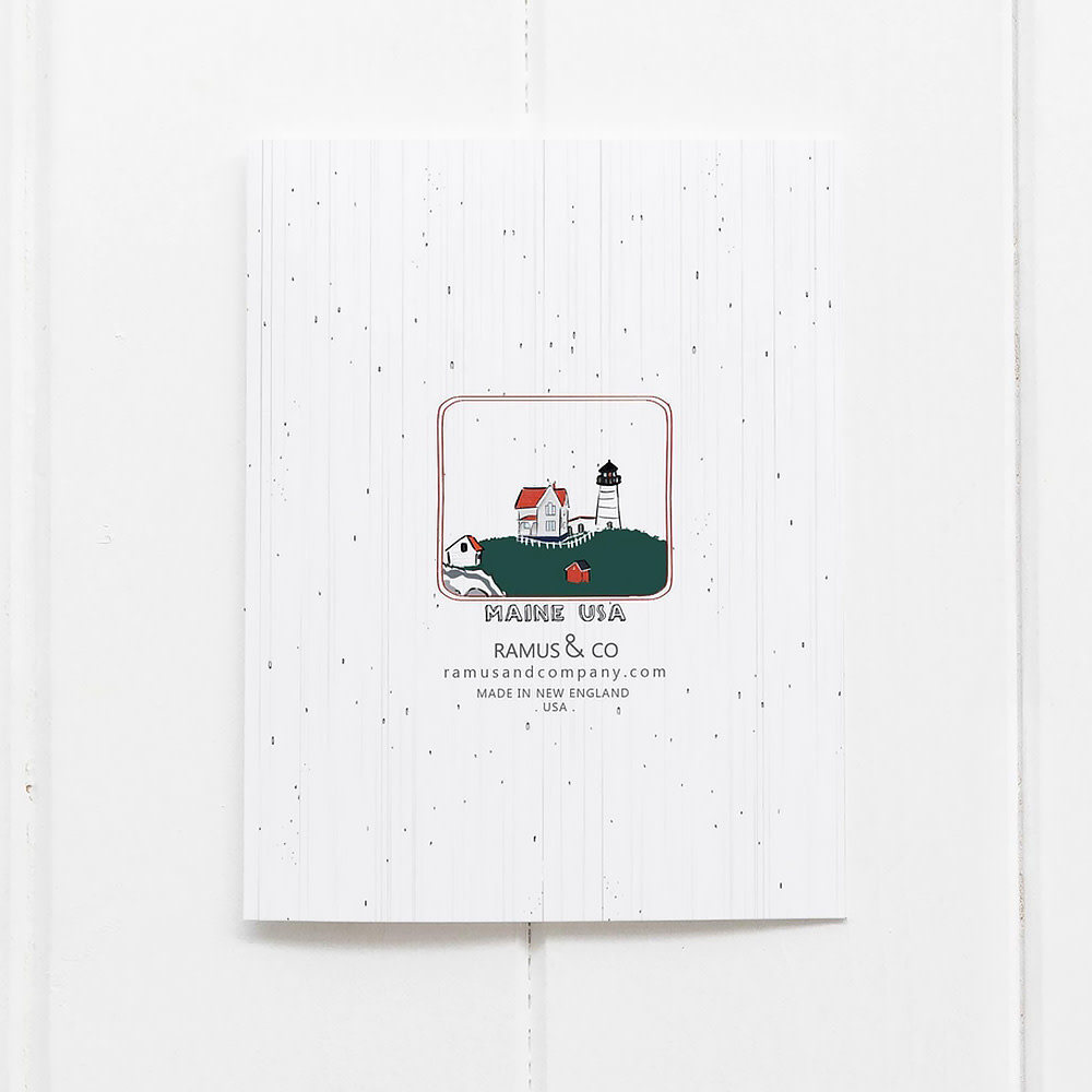 Ramus & Co. - Moose & Lighthouse Birthday Card