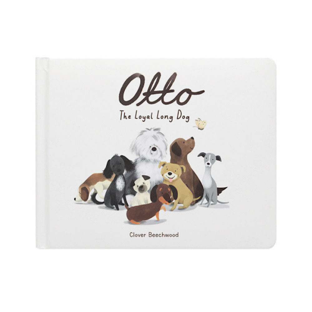 Jellycat Otto The Loyal Long Dog - Board Book